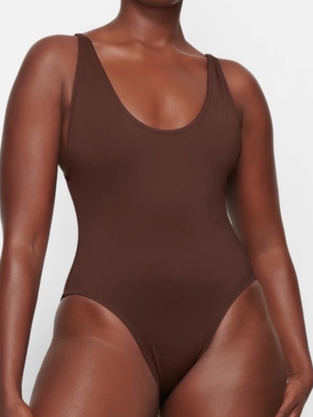 Skims Swim Scoop Neck One Piece Swimsuit